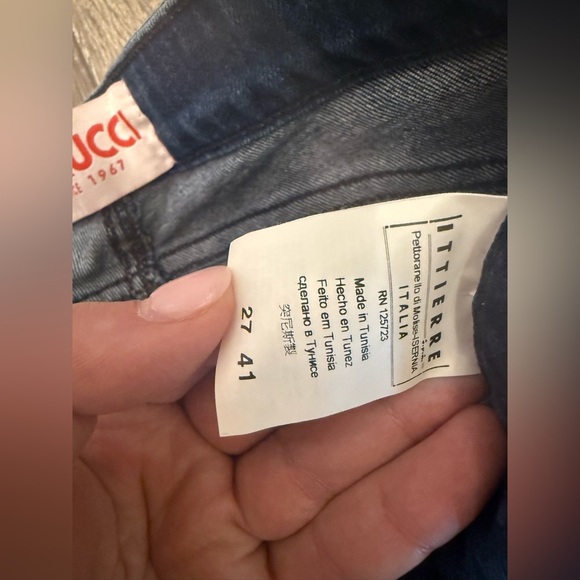 Fiorucci Jeans Naomi Campbell Womens Slim Fitting Denim 27w 34l NWT - Picture 5 of 9